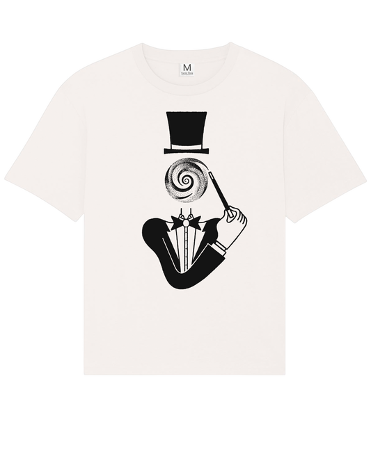 HYPNOTIC FACE Off White TEE by LAN TRUONG x FS
