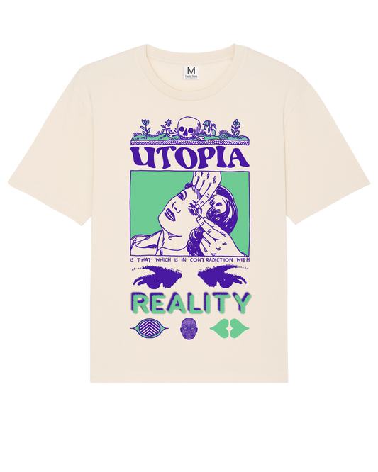 Utopia Reality Natural Raw Tee by SRRW x FS