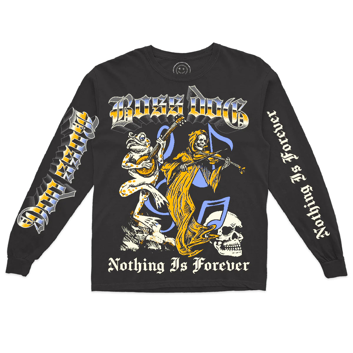 Nothing is forever Black LongSleeve by Boss Dog