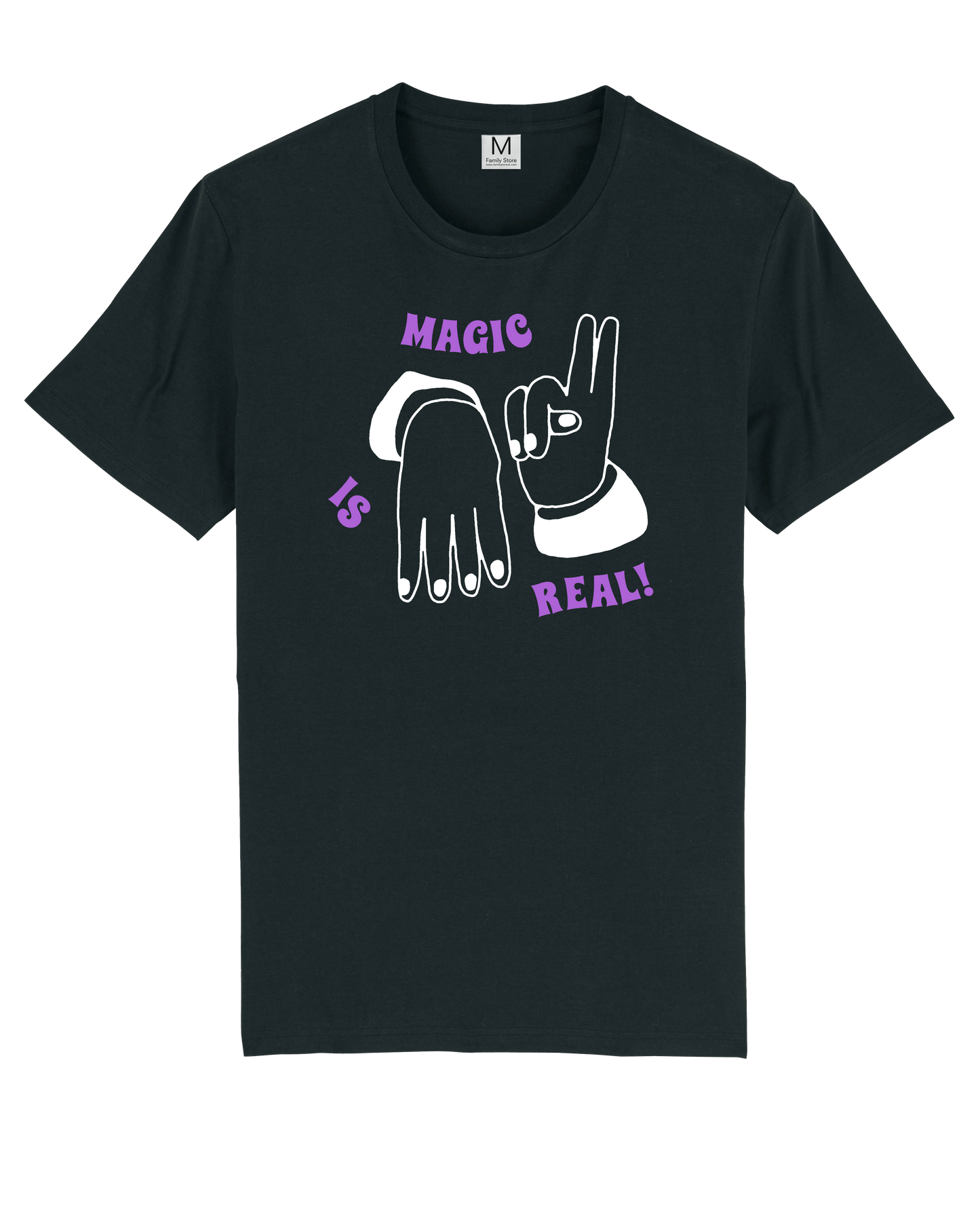 MAGIC IS REAL Black TEE by NICK OHLO x FS