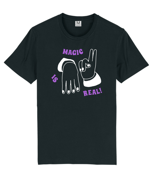 MAGIC IS REAL Black TEE by NICK OHLO x FS