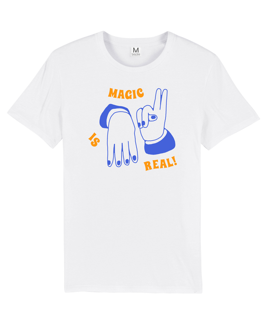 MAGIC IS REAL White TEE by NICK OHLO x FS