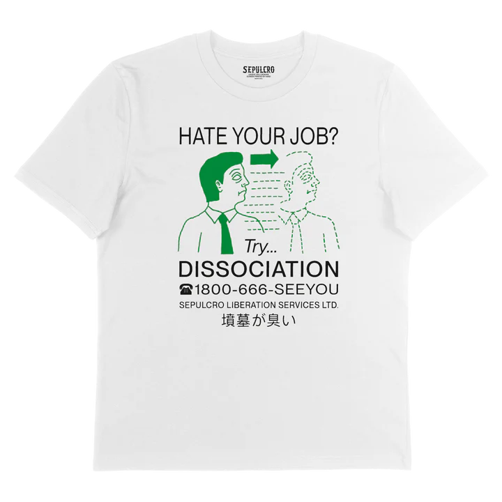 Disassociate T-Shirt by Sepulcro