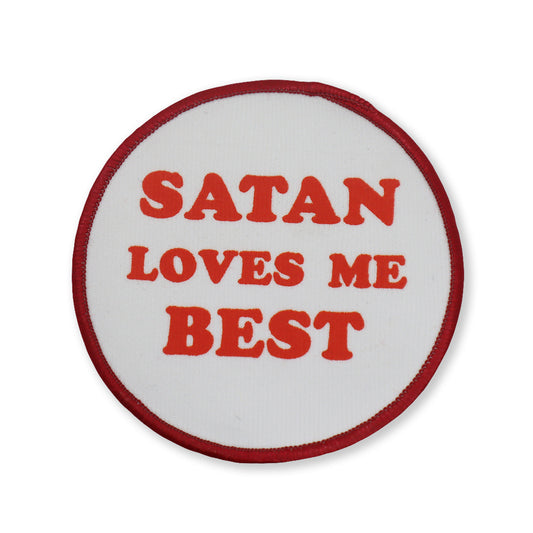 Satan Loves Me Best Patch by Hungry Ghost Press