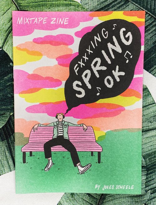 mixtape zine: songs to cry to on the nightbus by Jules Scheele