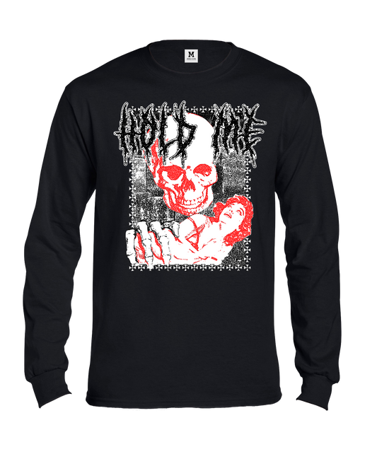 HOLD ME Black Long sleeve by Trashy Graphic