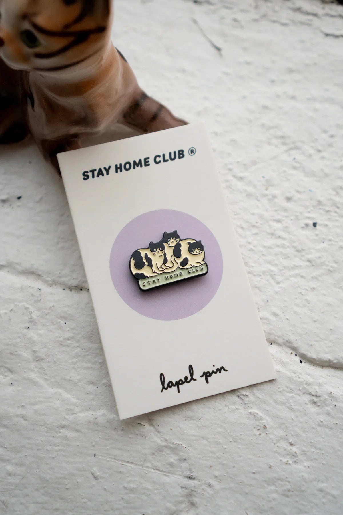 Tuxedo Cats Pin by Stay Home Club