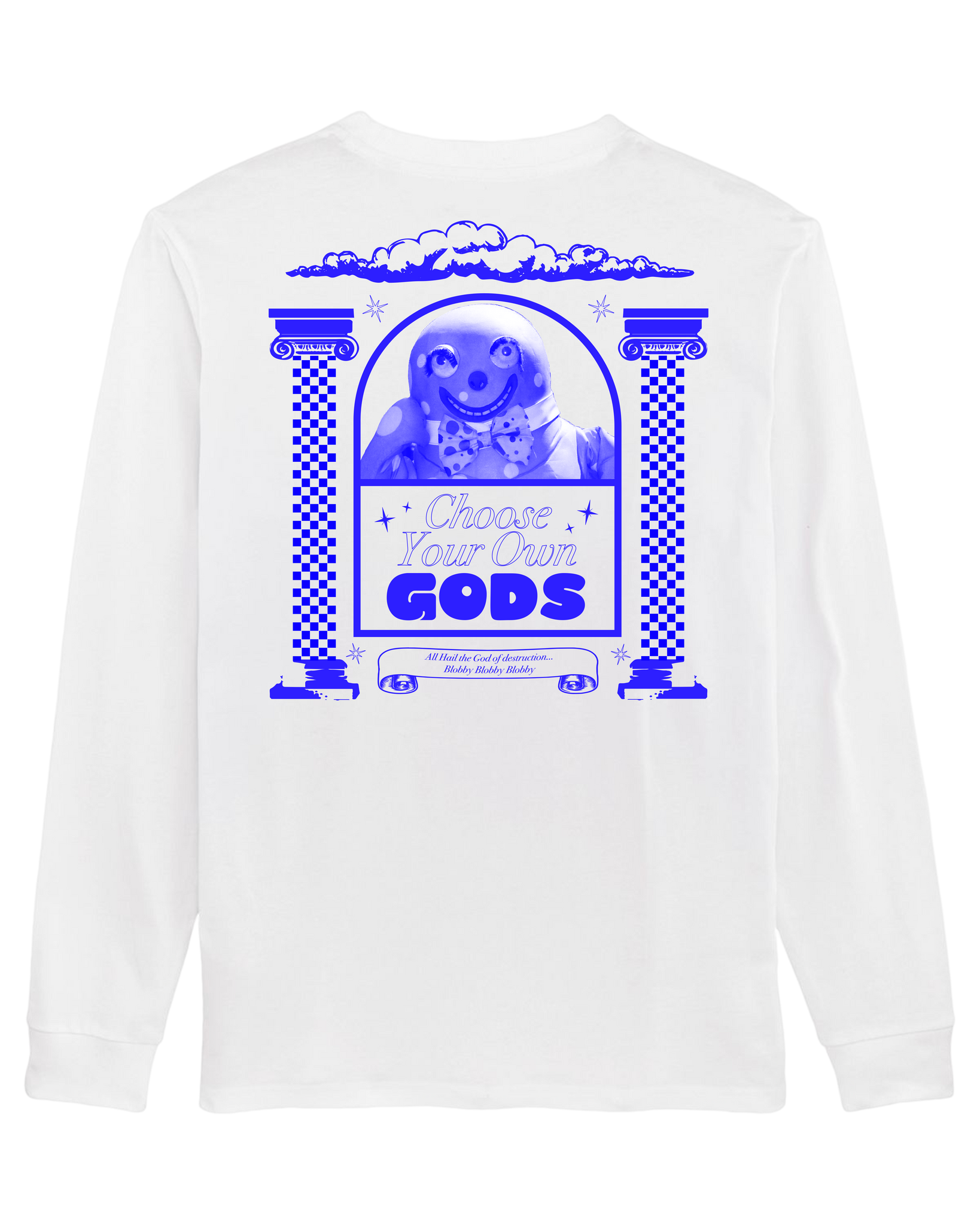 Blobby White Long sleeve by Family Store