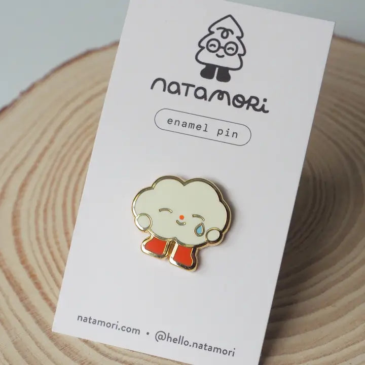 Cloud Enamel Pin by Natamori