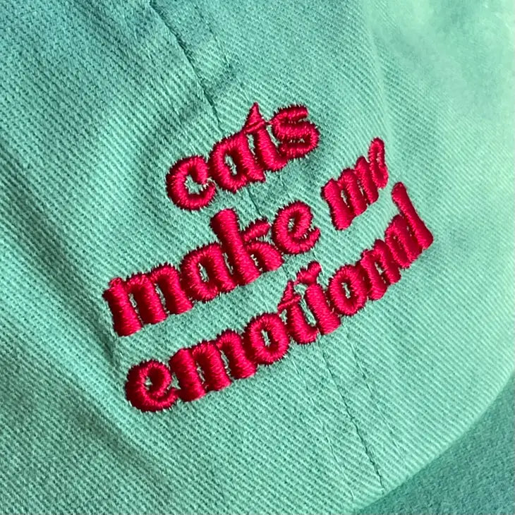 Cats make me emotional Cap by The Silver Spider