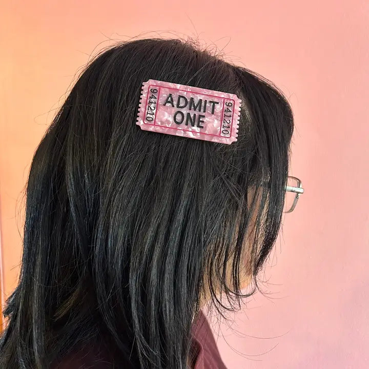 Ticket Hair Clip by The Peach Fuzz
