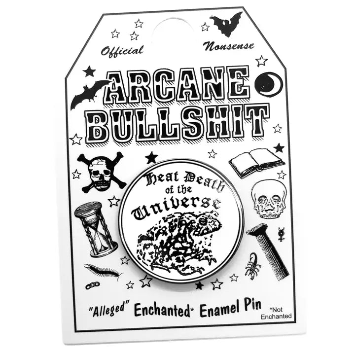 Heat Death of the Universe Enamel Pin by Arcane Bullshit