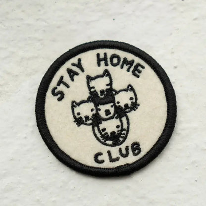 Shc Logo - Felt Sticky Patch by Stay Home Club