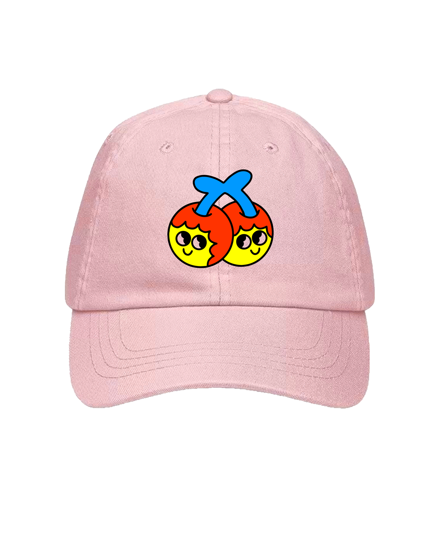 Cherries light pink Cap by FS x BURGER BABIE
