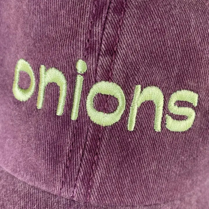 Onions Baseball Dad Cap by The Silver Spider