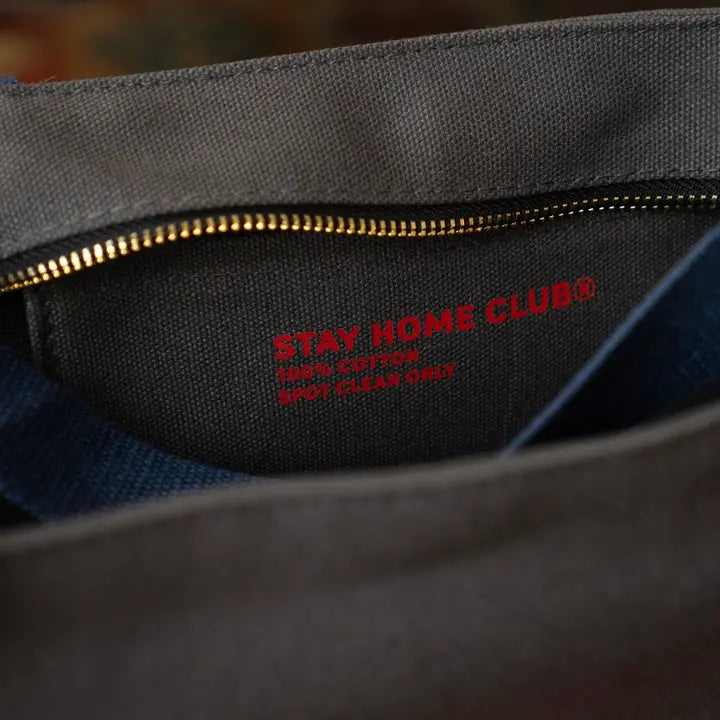 Trash Bag Big Zip Tote by Stay Home Club
