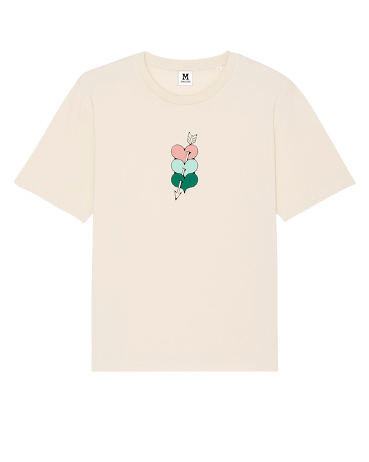 Rose Natural Tee by Cute Dirty Dog
