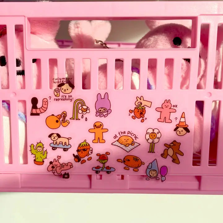 Small Guys 2 Sticker Sheet by Clarice Tudor