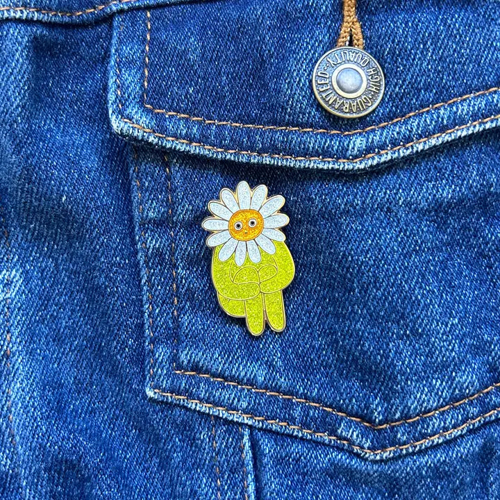 Flower Boy Enamel Pin by The Peach Fuzz