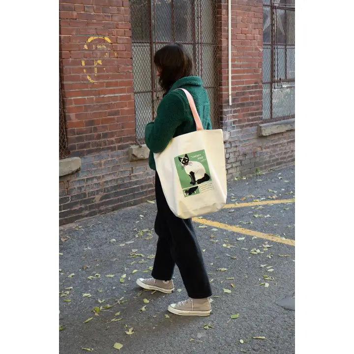 Uneasy Does It Big Zip Tote by Stay Home Club