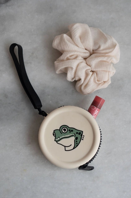 Froggy Zipper Coin Pouch by Stay Home Club