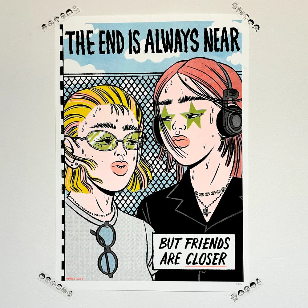 End is always near A3 Riso Print by NURIAJUST
