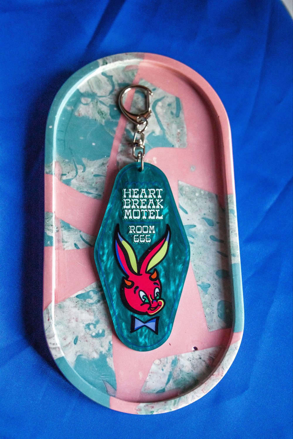 'Playboy' Hot Stuff Motel Key Tag by FURIOUS CREATIONZ