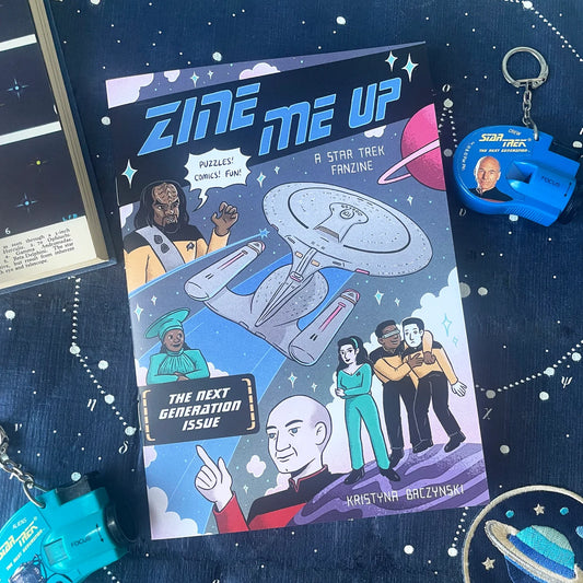 Zine Me Up - Star Trek TNG Fanzine By KRISTYNA BACZYNSKI