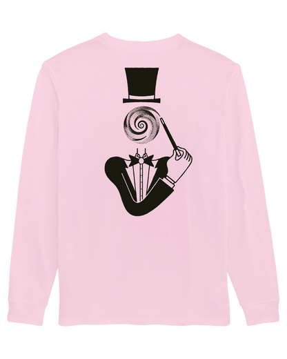 HYPNOTIC FACE Pink LONG SLEEVE by LAN TRUONG x FS