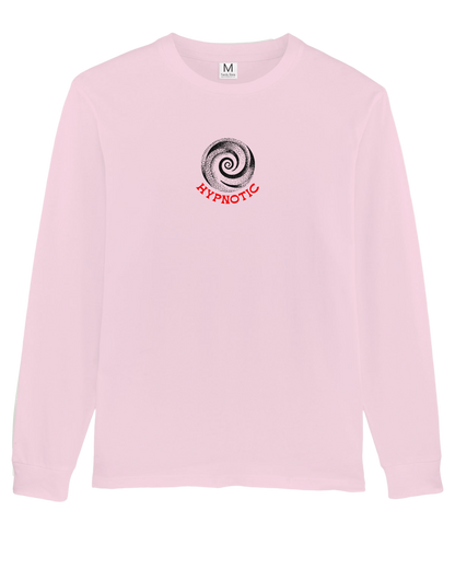 HYPNOTIC FACE Pink LONG SLEEVE by LAN TRUONG x FS