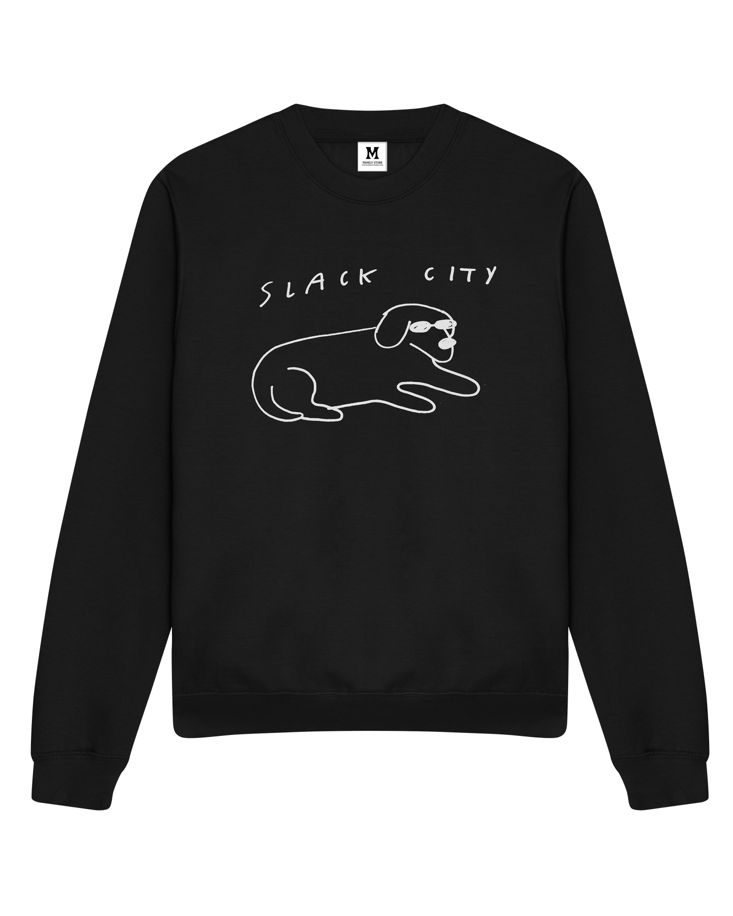 COOL DOG Black Sweater by Slack City