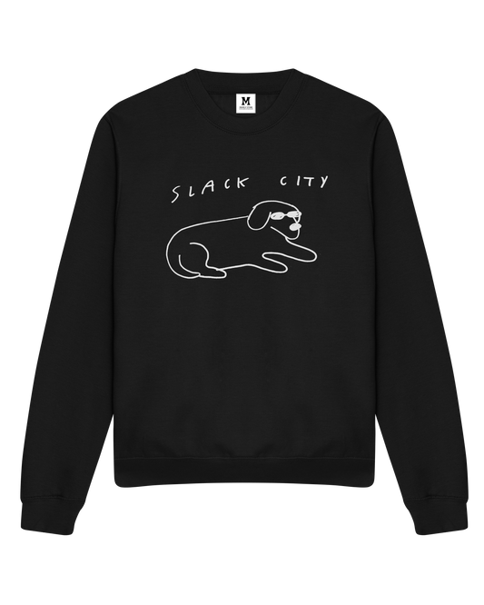 COOL DOG Black Sweater by Slack City