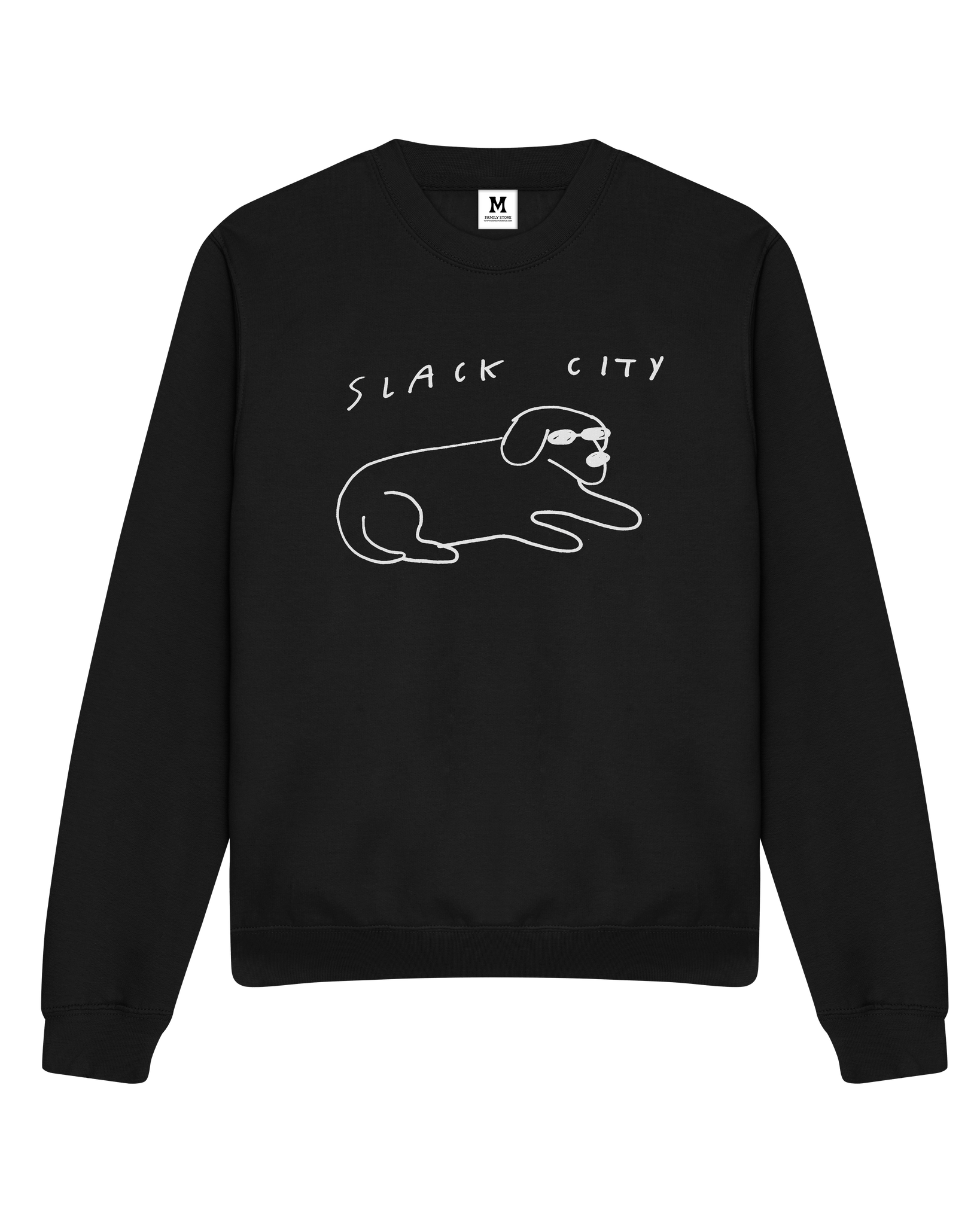 COOL DOG Black Sweater by Slack City