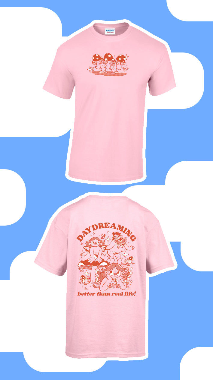 Day dreaming Pink TEE by Bearcubs