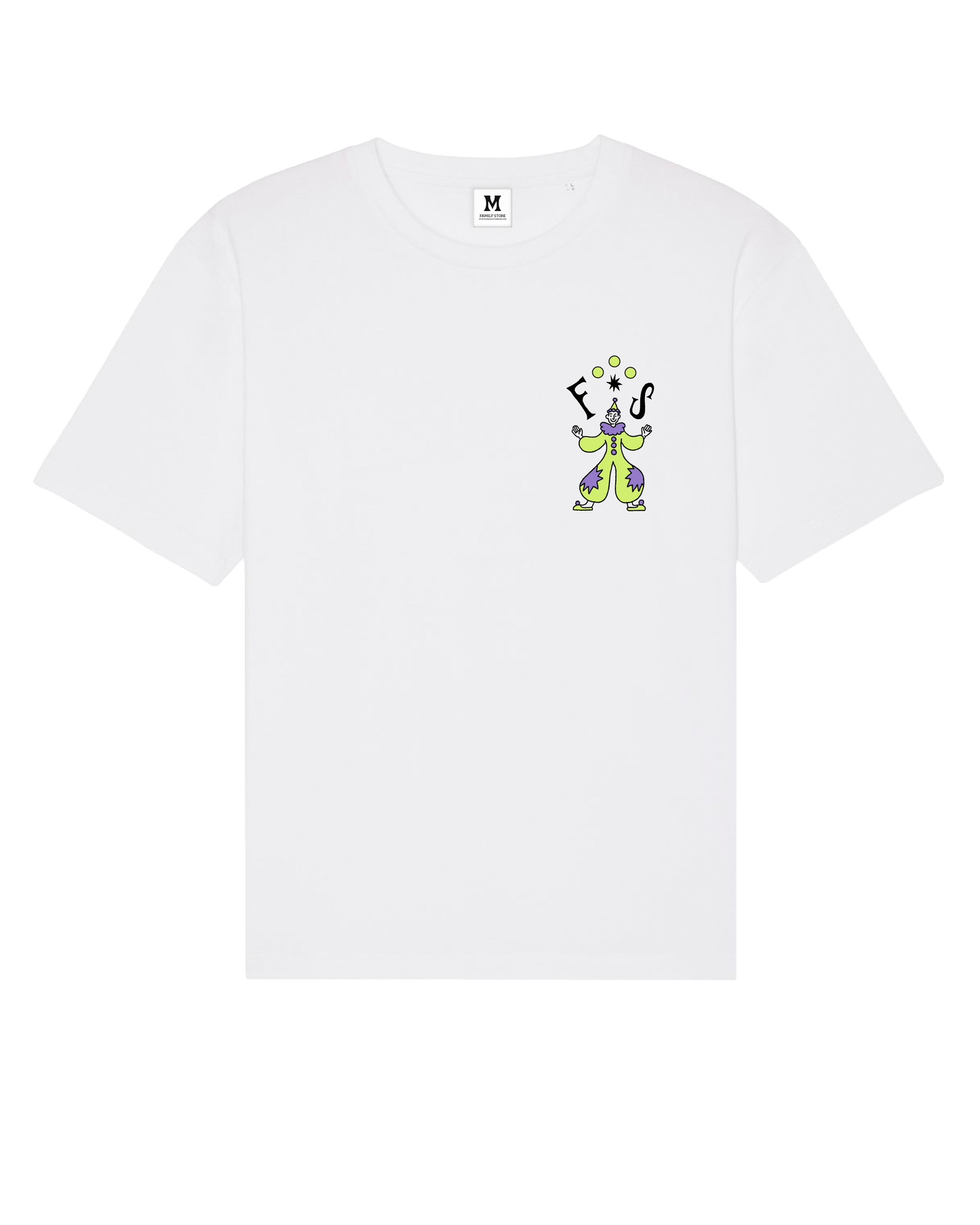 FS X Maddie Fischer Clown Arch T-shirt White