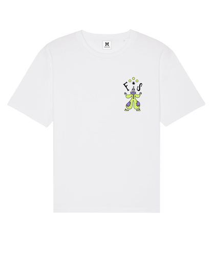 FS X Maddie Fischer Clown Arch T-shirt White