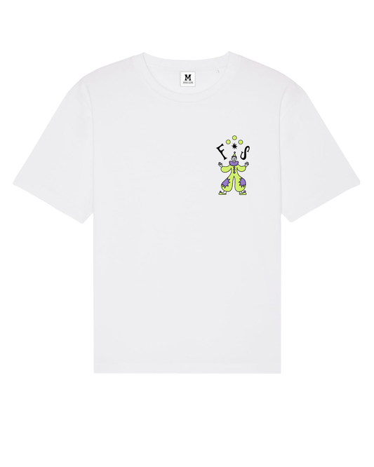 FS X Maddie Fischer Clown Arch T-shirt White