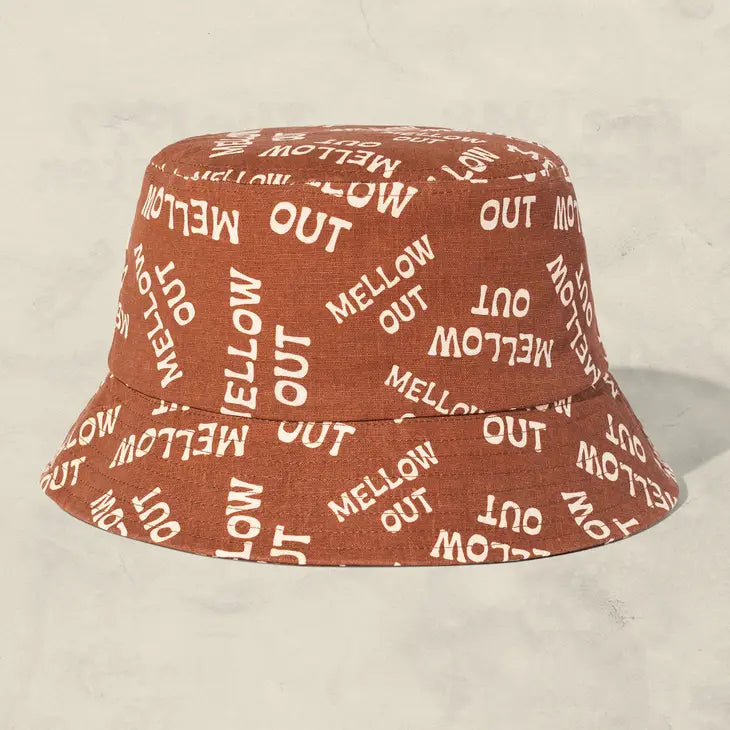 Mellow Out Hemp Bucket Hat by WELD MFG Family Store