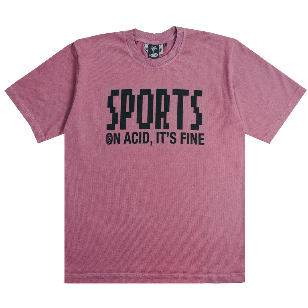 SPORTS Violet grey Tee by Woodensun