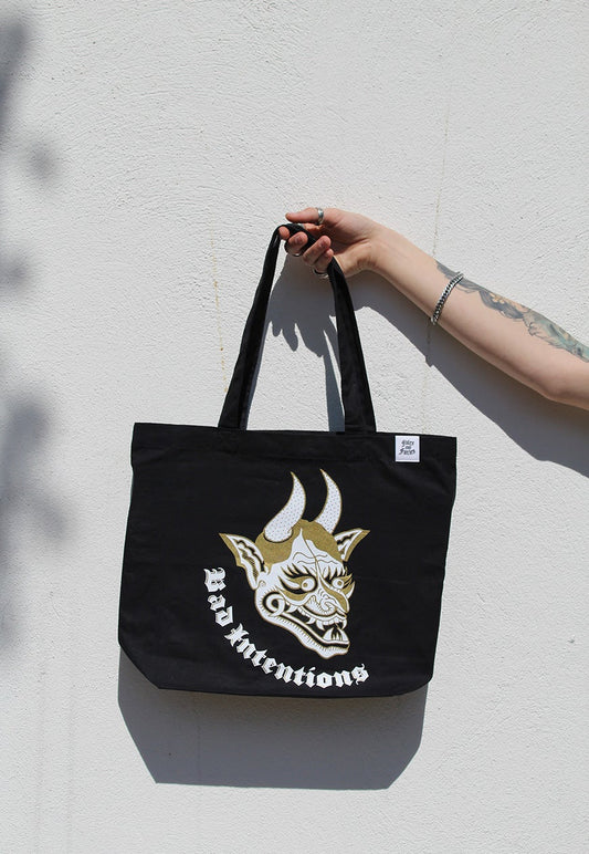 BAD INTENTIONS TOTE BAG BY FATES AND FURIES