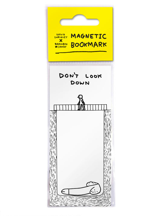 Don't Look Down Magnetic Bookmark by David Shrigley