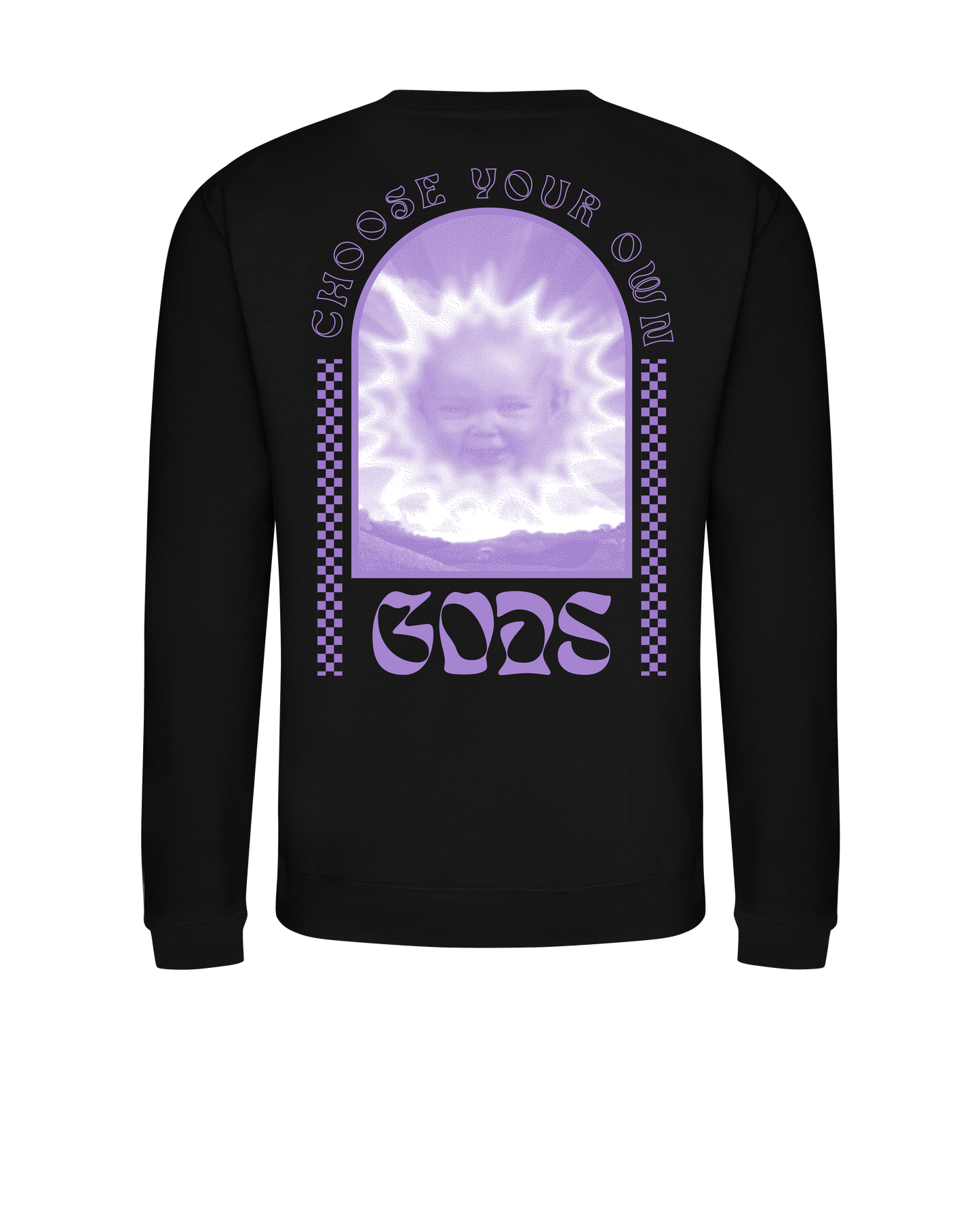 Choose Your Own Gods Black Sweat by Family Store