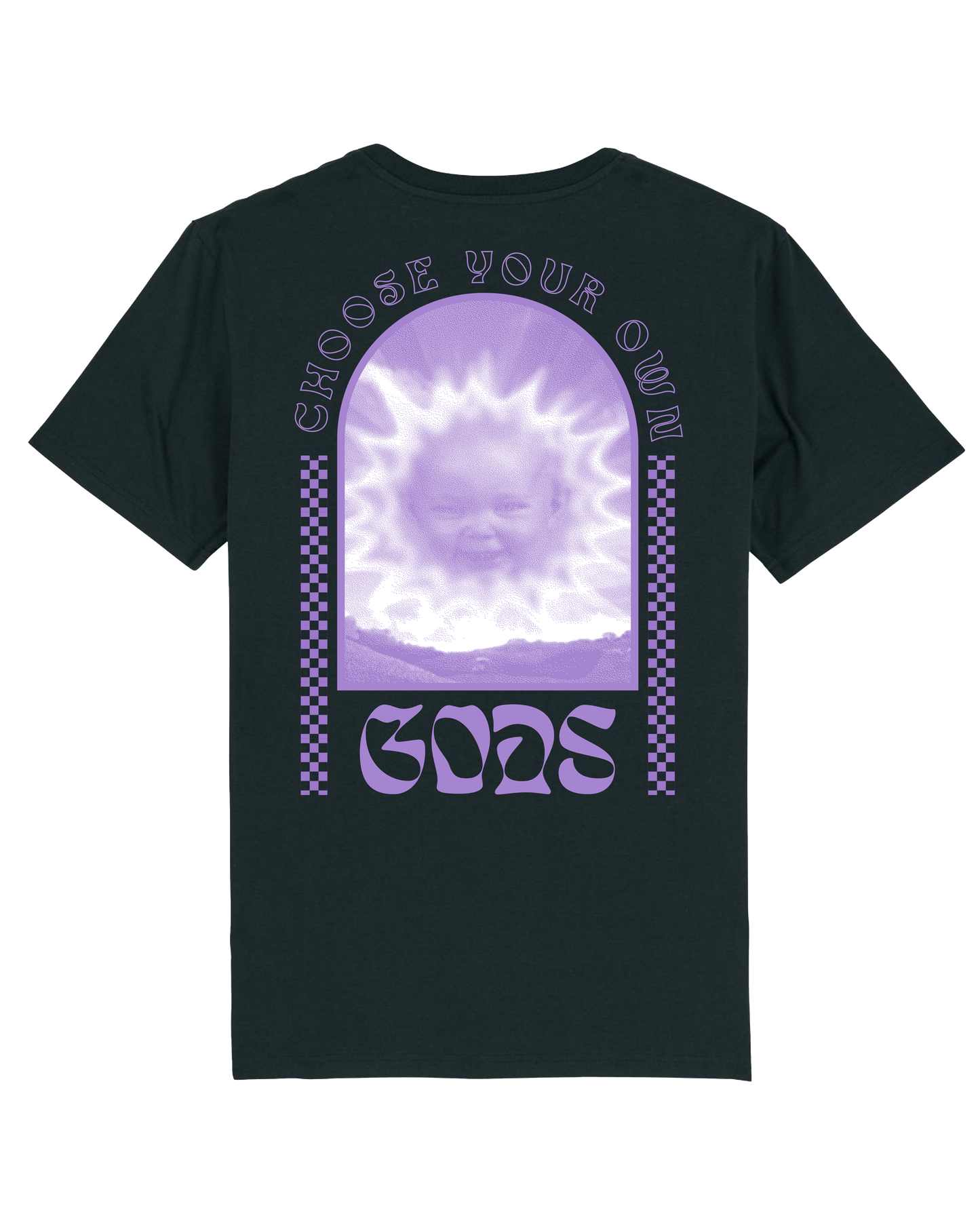 Choose Your Own Gods Black Tee by Family Store