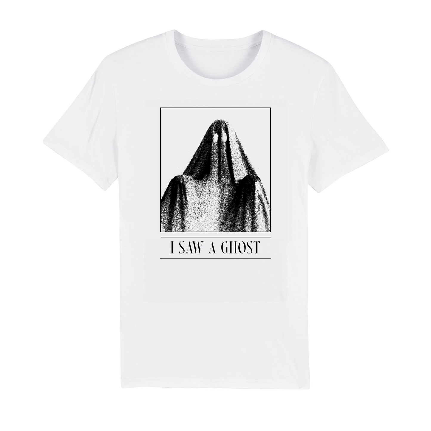 I Saw A Ghost white Tee by Family Store