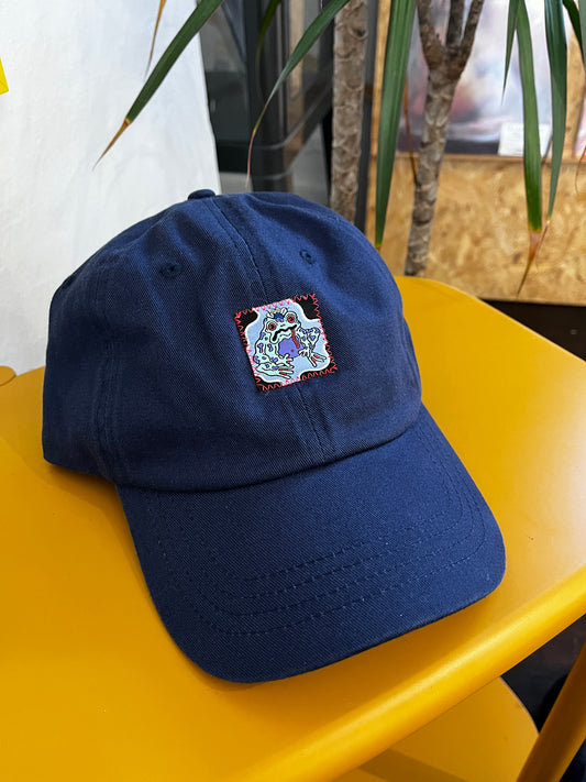 ACID FROG NAVY DAD CAP BY FURIOUS CREATIONZ