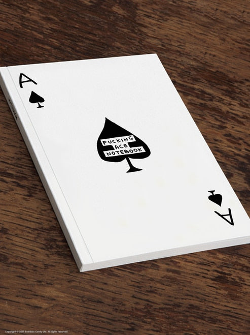 Fucking Ace A5 Notebook by David Shrigley