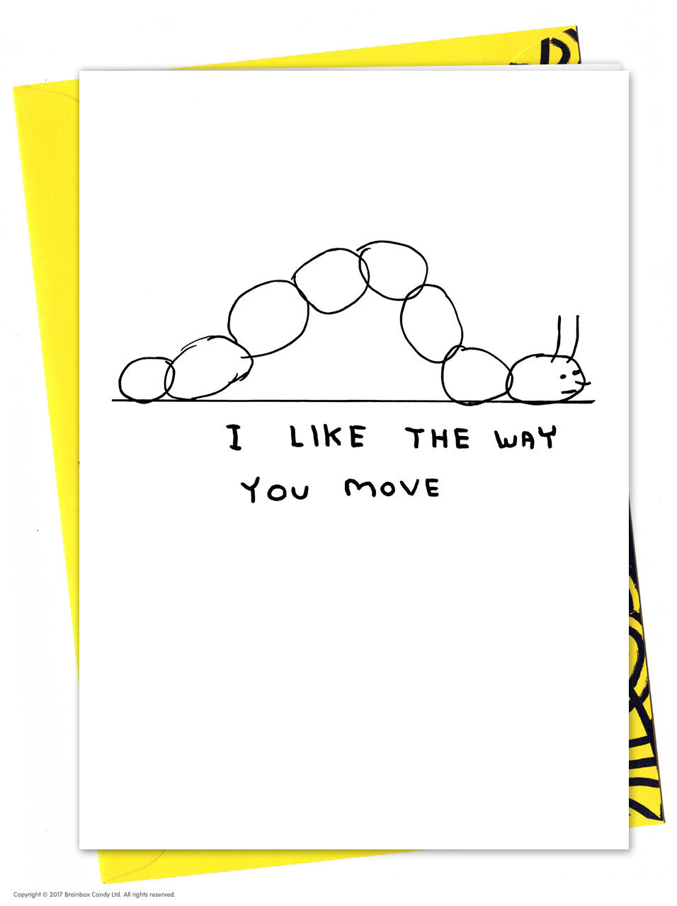 I Like The Way You Move Card by David Shrigley