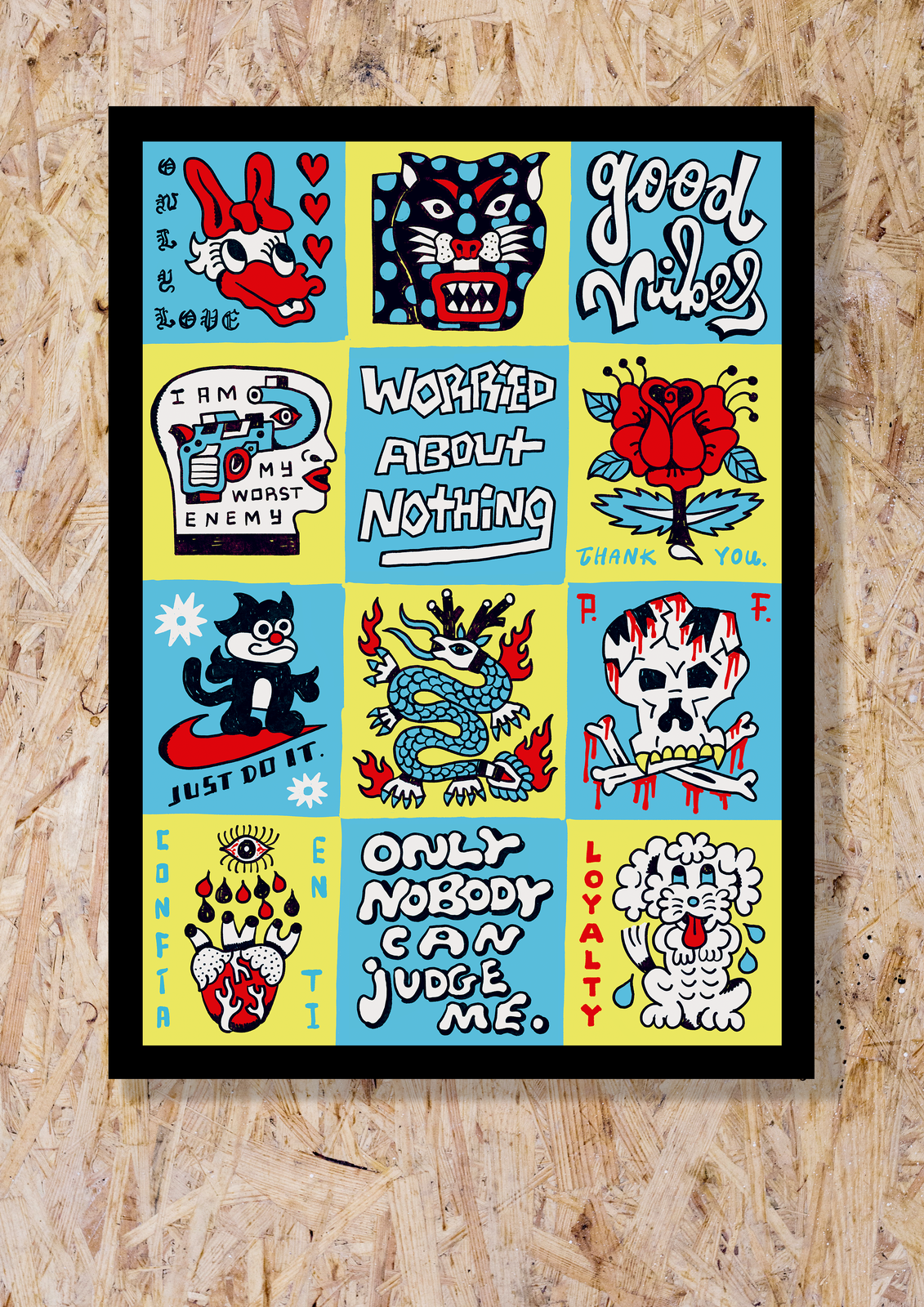 Worried About Nothing Print by Polfish X Family Store