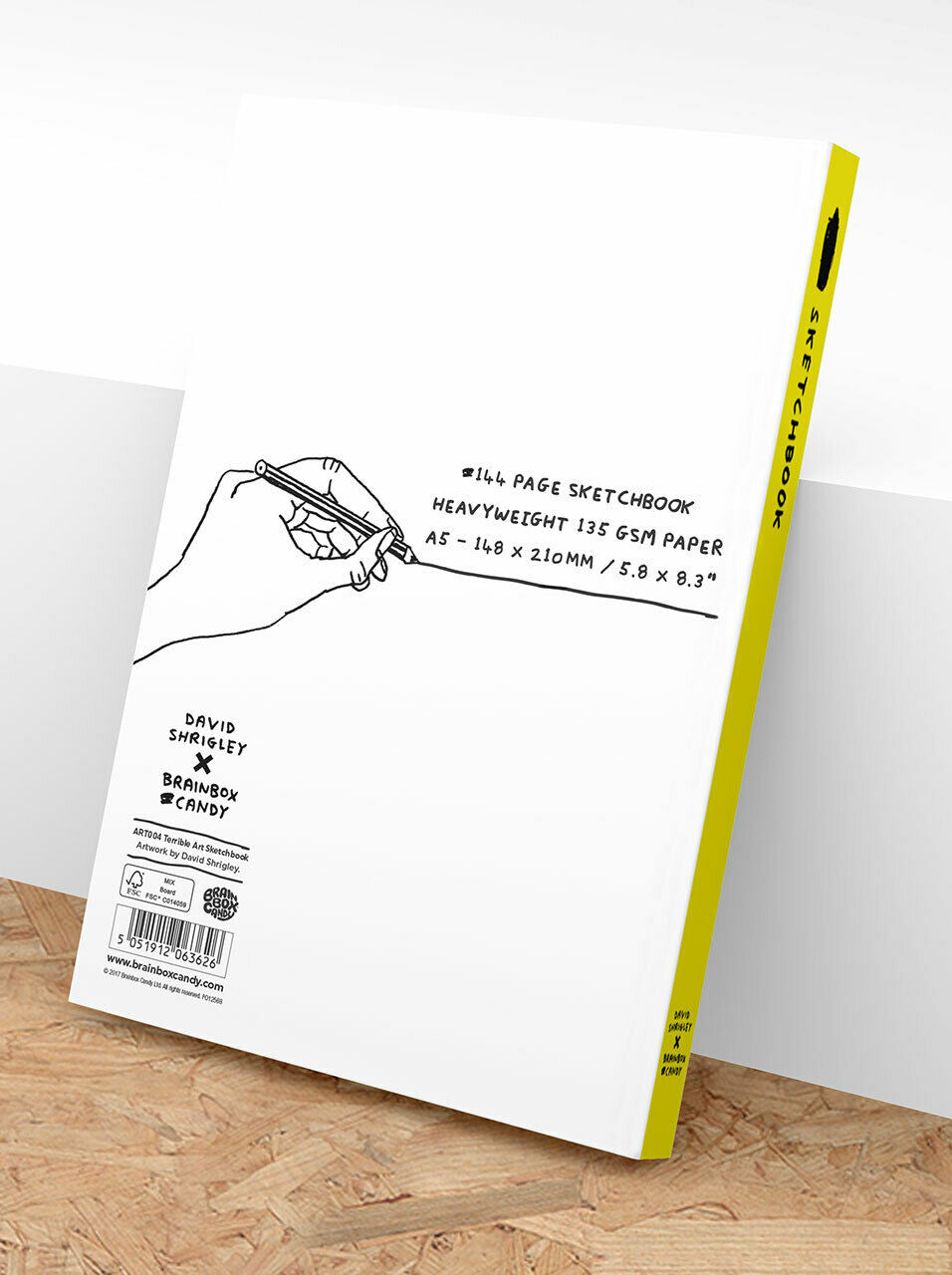 No One Disrespects My Drawings Sketchbook by David Shrigley