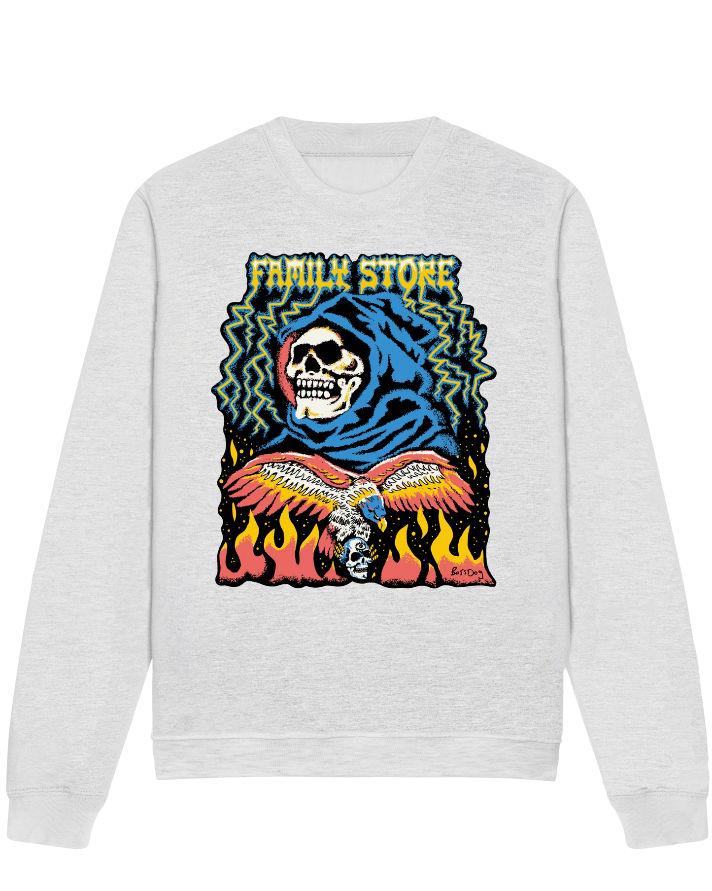FS x Boss Dog sweatshirt - Ash Grey